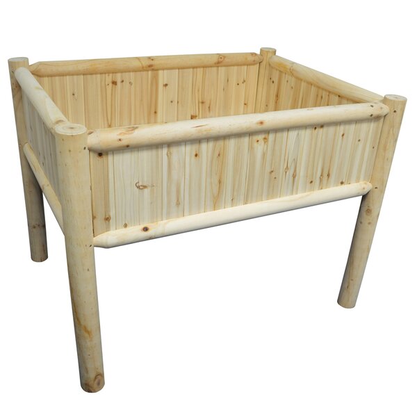 Dakota Fields Deakins Wood Elevated Planter Wayfair Co Uk